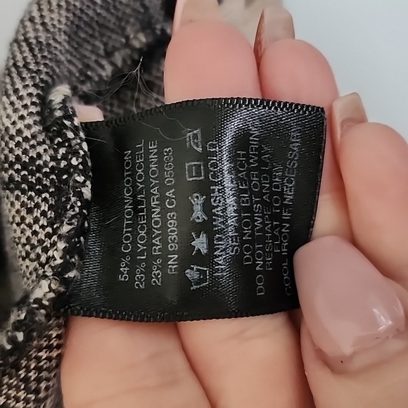 NIC + Zoe Abstract black cream blazer jacket large - Picture 7 of 7